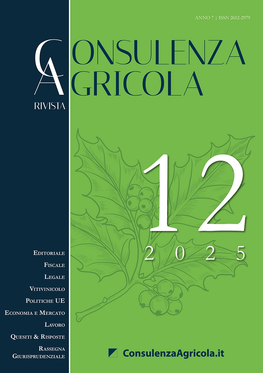 Consulenza Agricola 12 2025