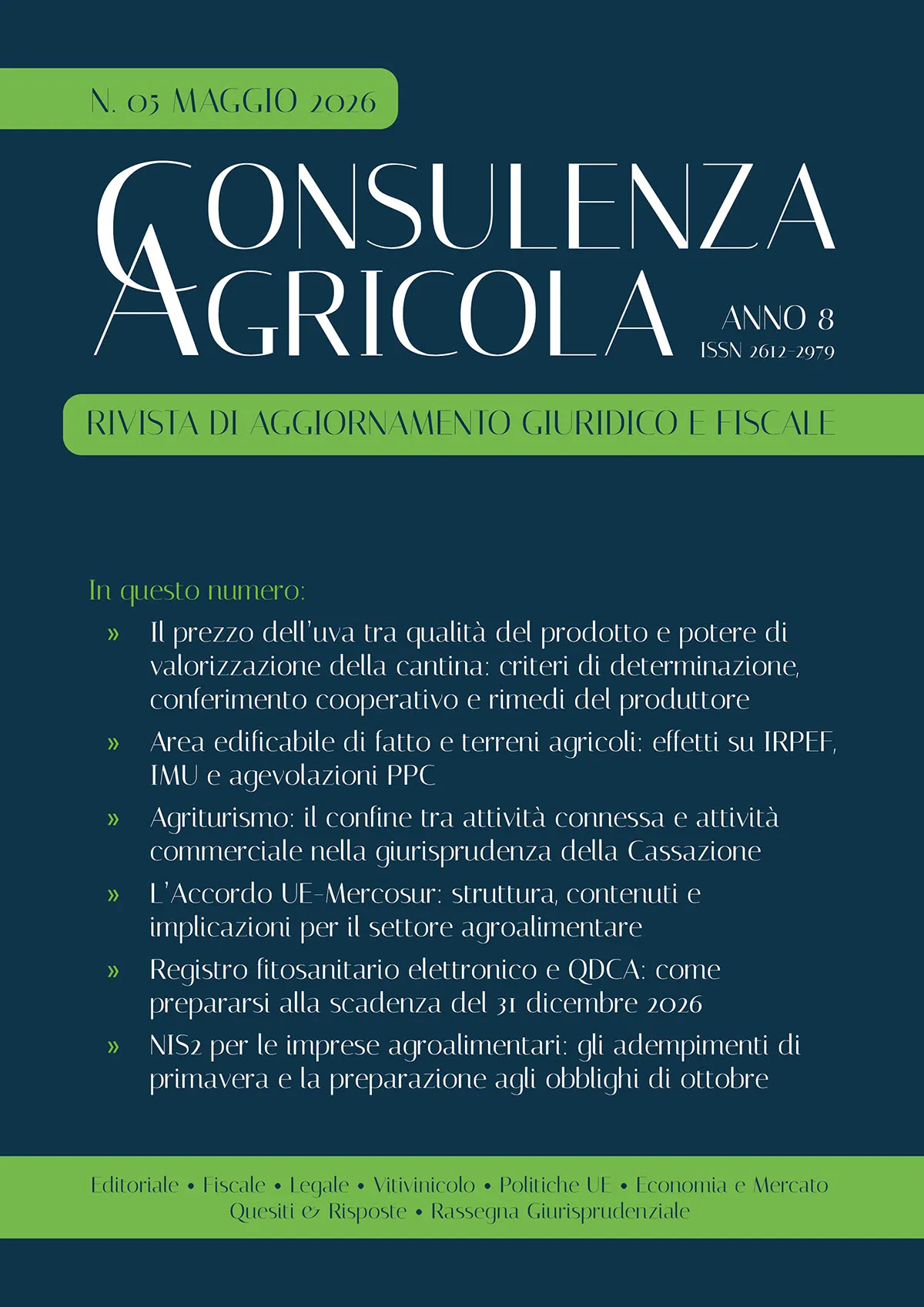 consulenza agricola 5 2026